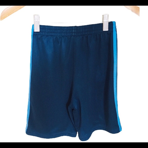 ADIDAS Elastic Waistband Shorts Navy/Blue Boys Age 7Y - Picture 8 of 10